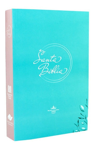 Biblia/RVR060e/Misionera/Nuevo Creyente /Azul-Rosada
