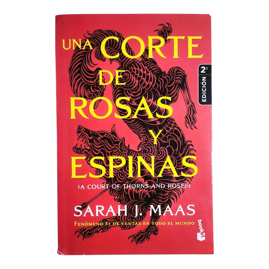 Portada de A Court of Thorns and Roses, Sarah J Maas