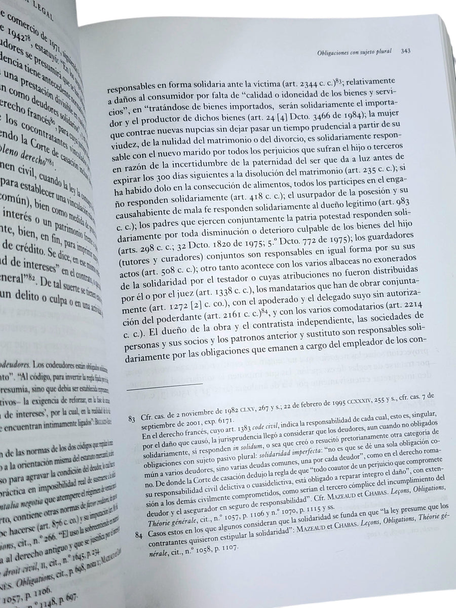 Treatise on Obligations. Concept, Structure, Vicissitudes. Volume I