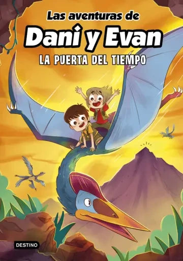 Portada de Las aventuras de Dani y Evan 7: la puerta del tiempo, Dani y Evan