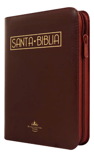 Portada de Biblia / RVR055cZTILGa/ Vinotinto Indice Canto Dorado