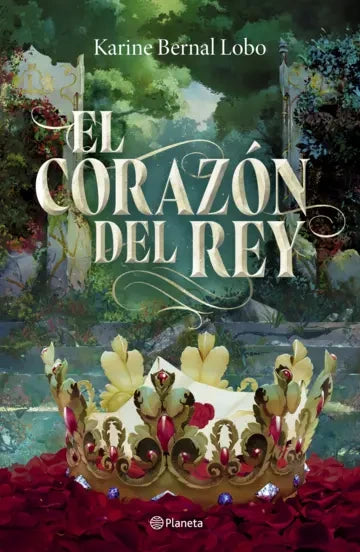 Portada de El corazón del rey (Saga Rey III), Karine Bernal Lobo