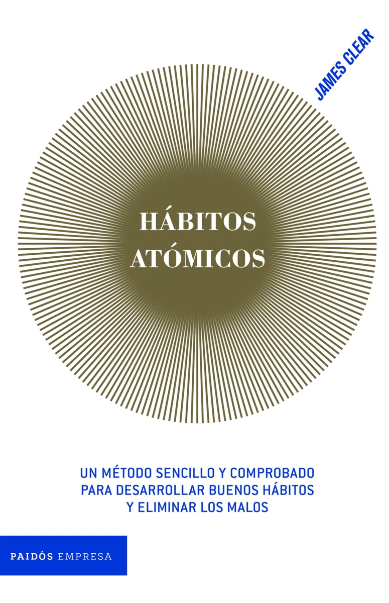 Portada de Atomic Habits, James Clear